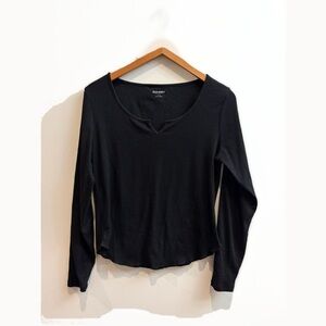 Old Navy Women's Classic Black Long Sleeve Tee